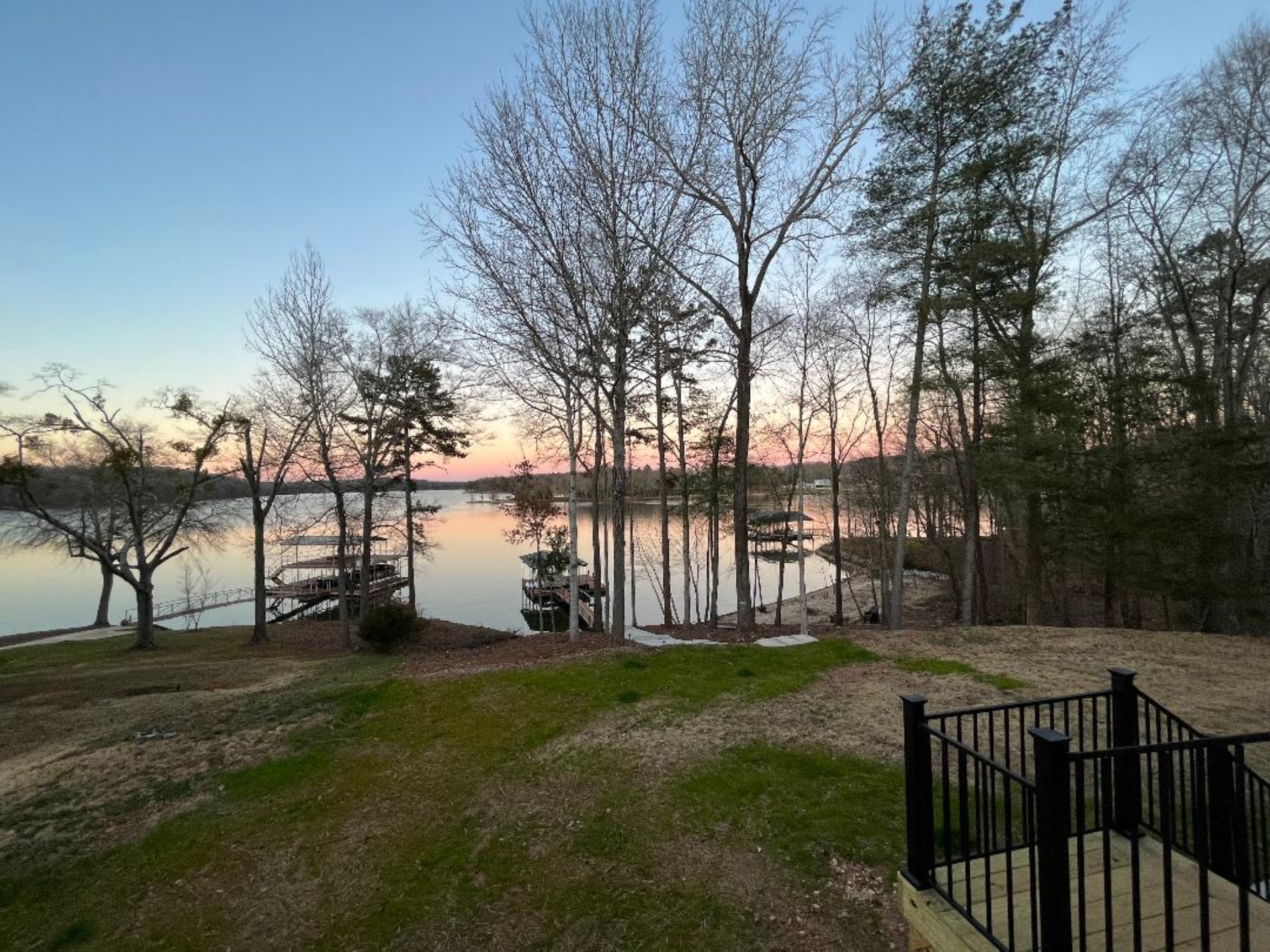 Lake view from the deck