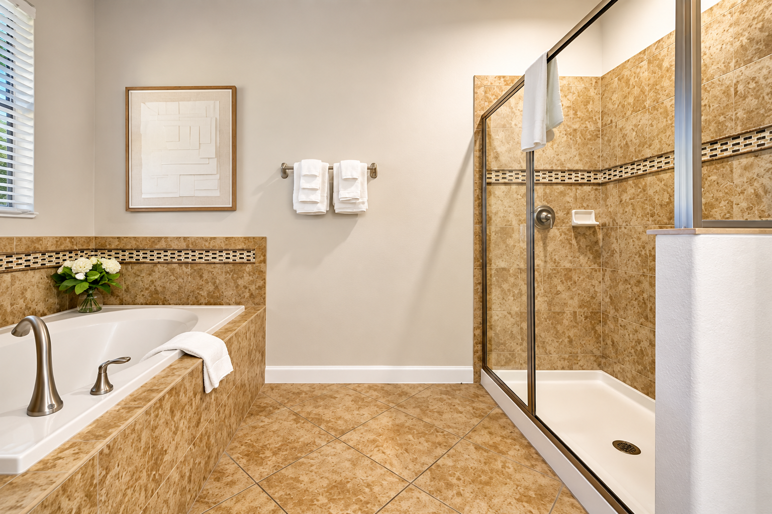 Feet hurt? Take a warm soak in the soaking tub.
