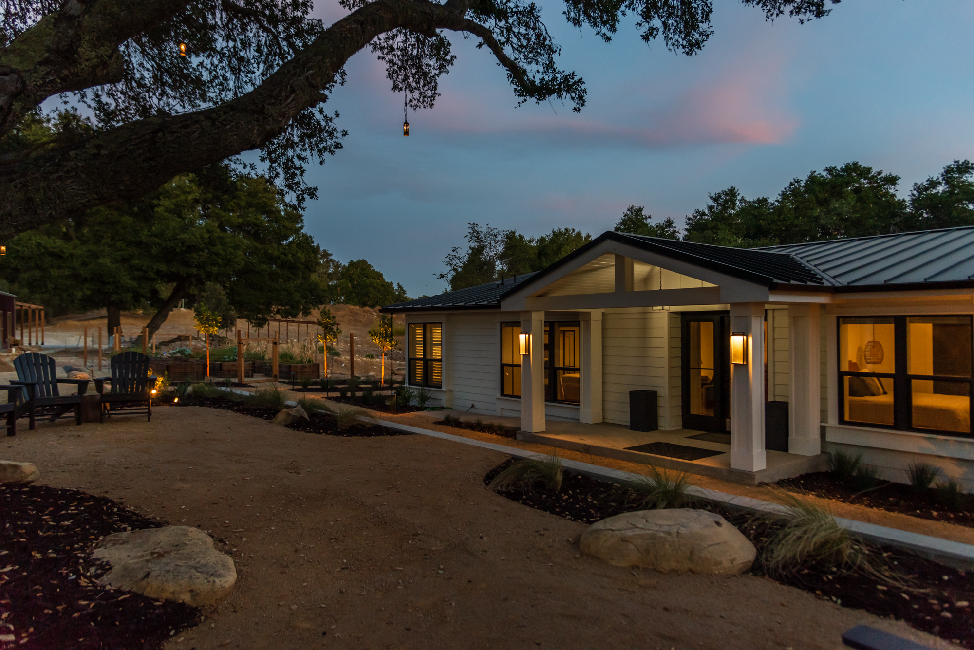 A beautifully lit haven, offering guests a sense of calm the moment they arrive.