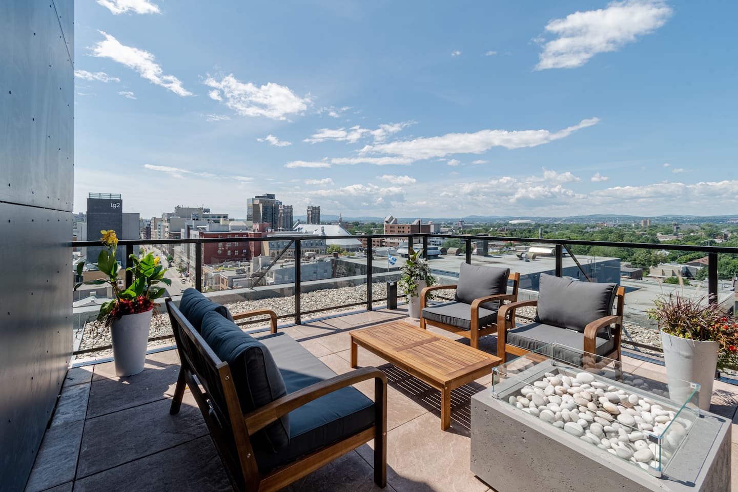  Take in beautiful surroundings from your private balcony