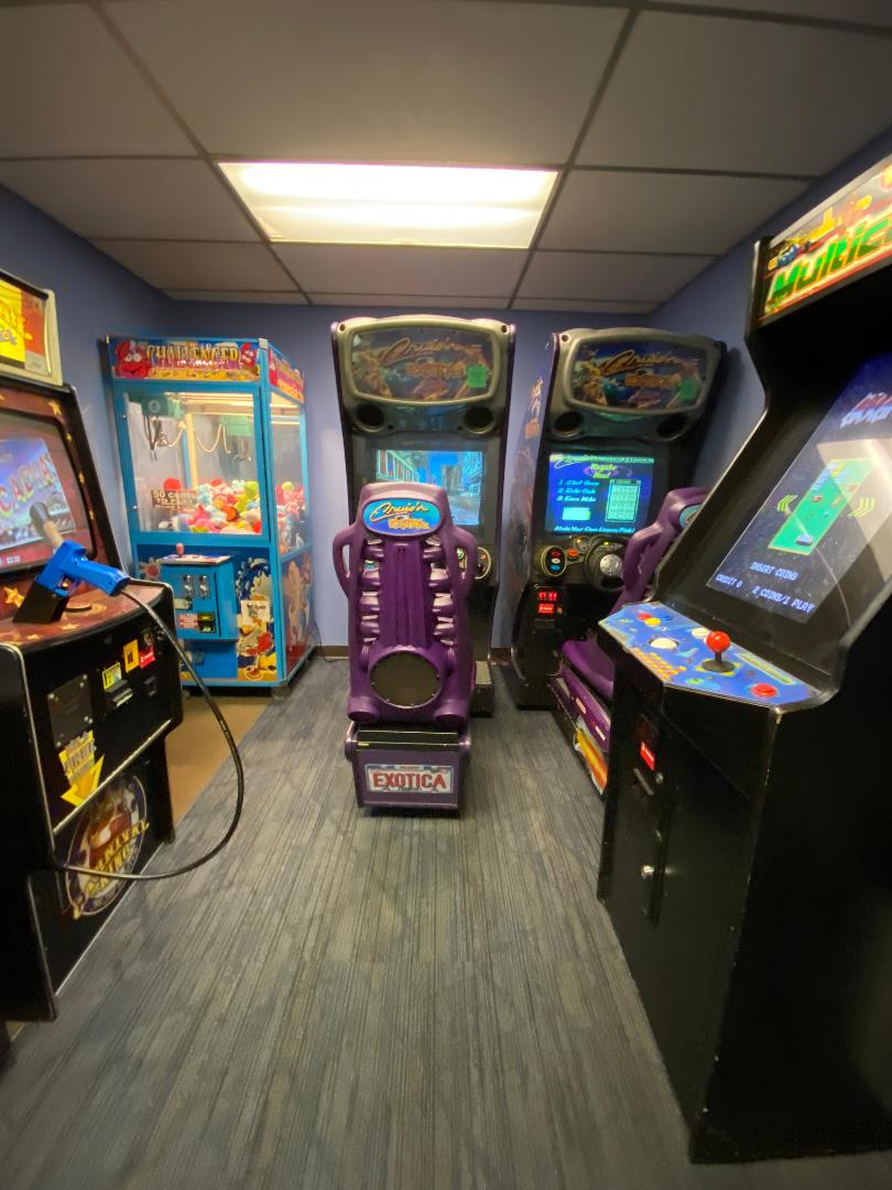 Arcade room located in the All Seasons Center