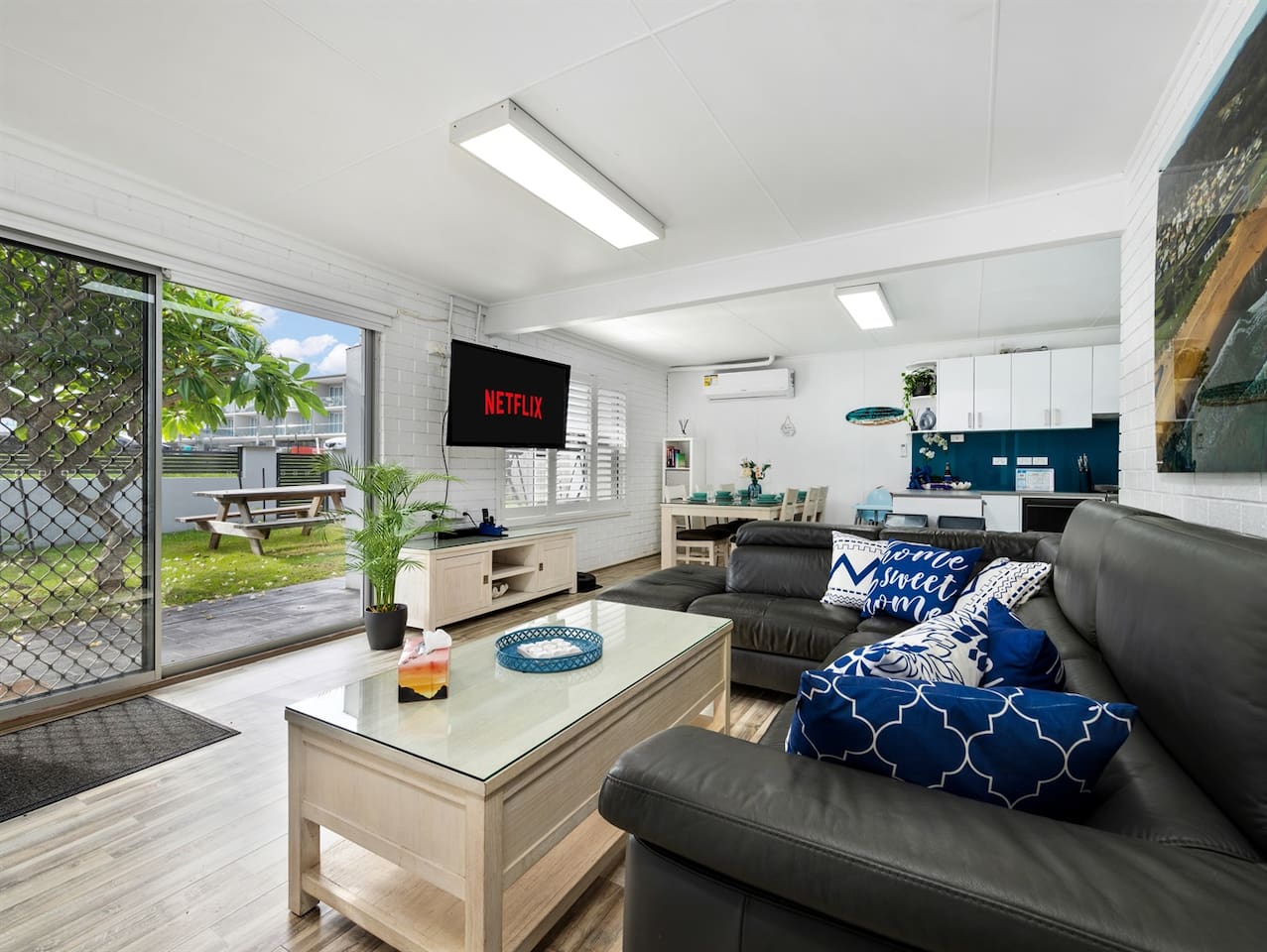 Skyes Beach House | Downstairs | Shared Amenities holiday home in Malua Bay