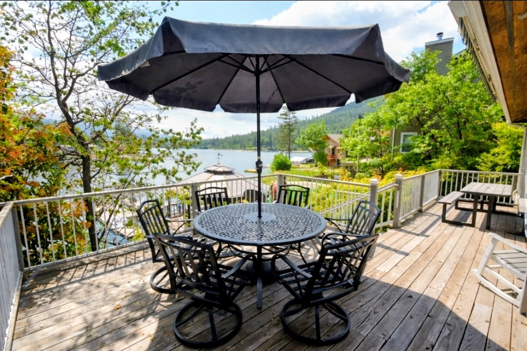 View from the main deck