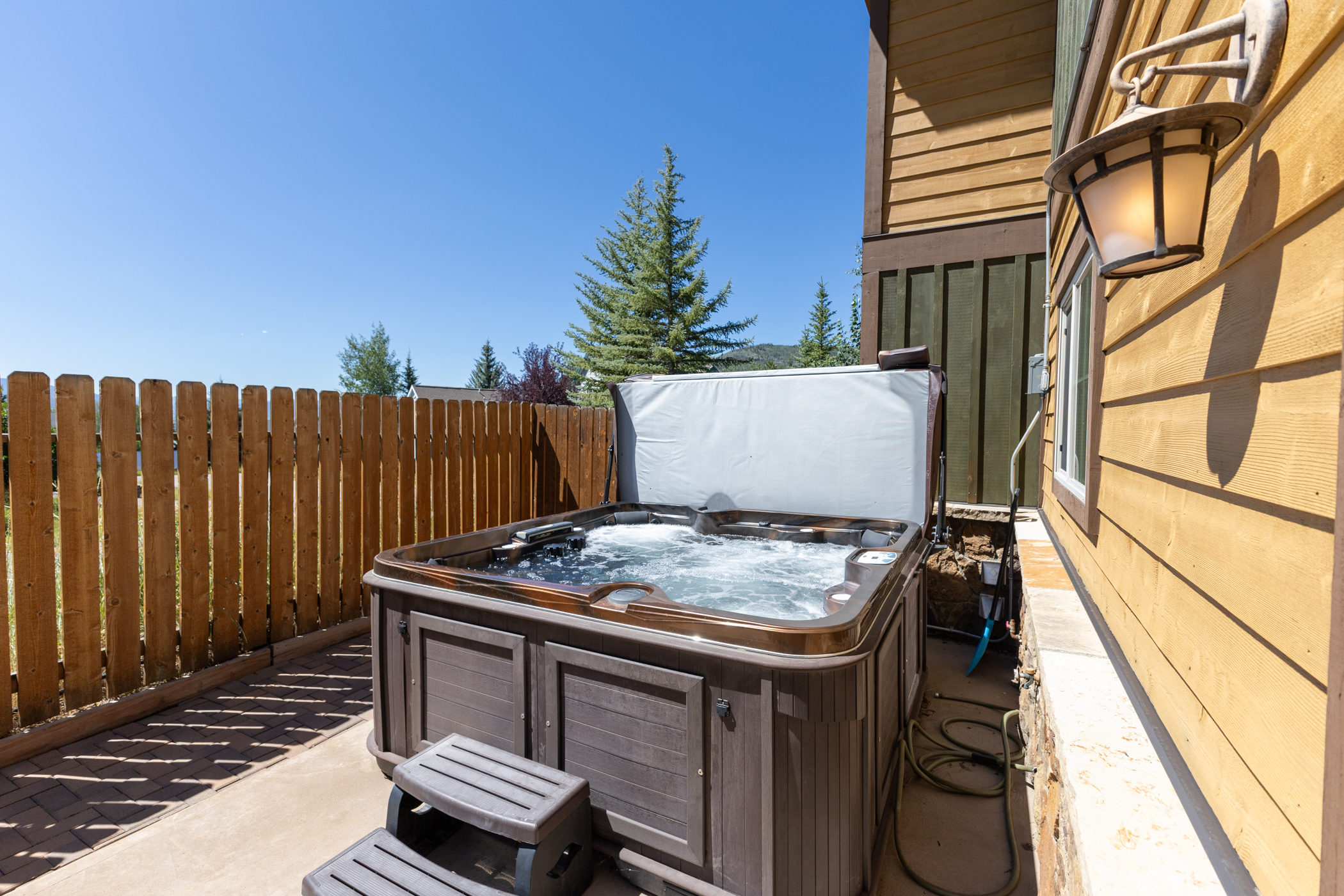 Hot Tub on Main Level Patio