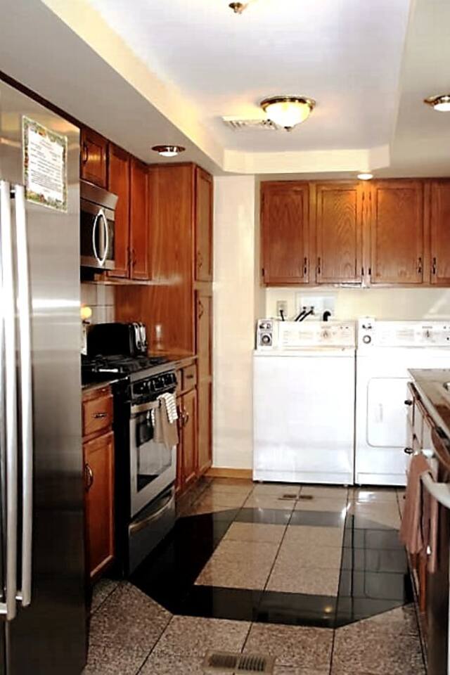 On premises laundry facilities