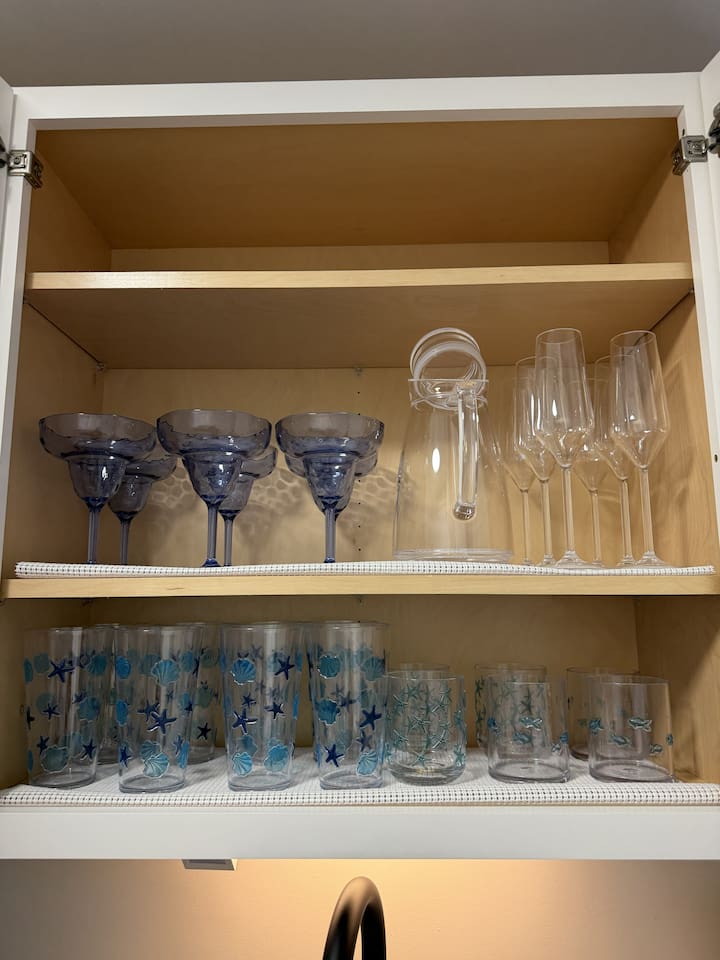 BPA Free cups for outside dining.