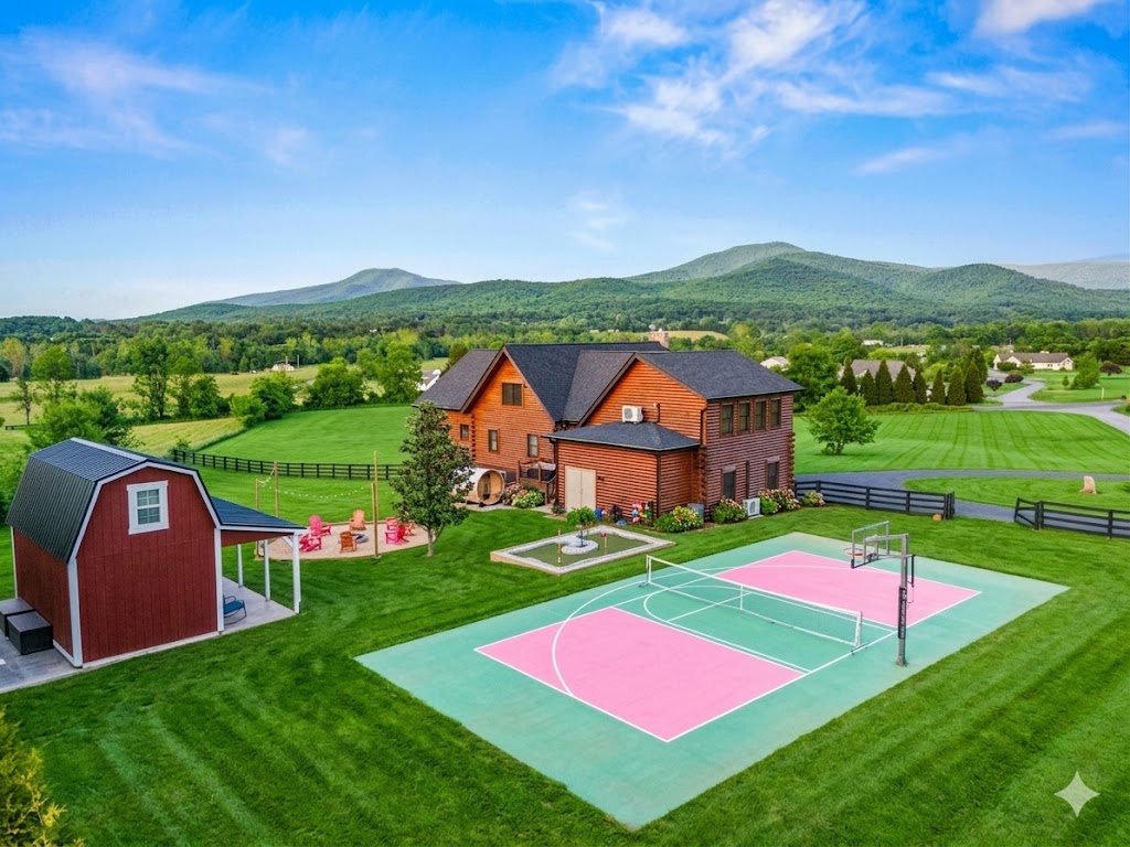 Enjoy the endless possibilities for fun at Skyline Vista Retreat including our new pickleball court.