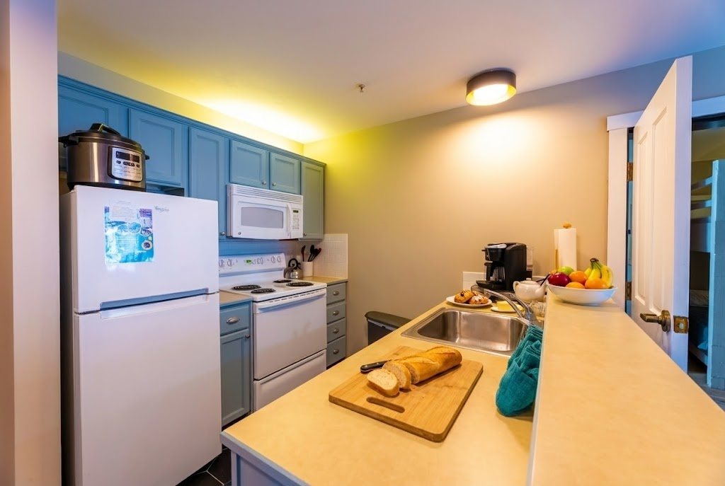 Enjoy the convenience of a fully-equipped kitchen with ample counter space.