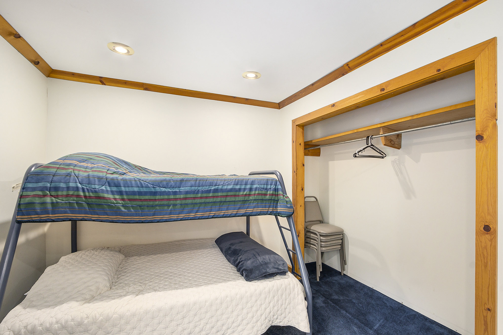 Bunk bed in master bedroom