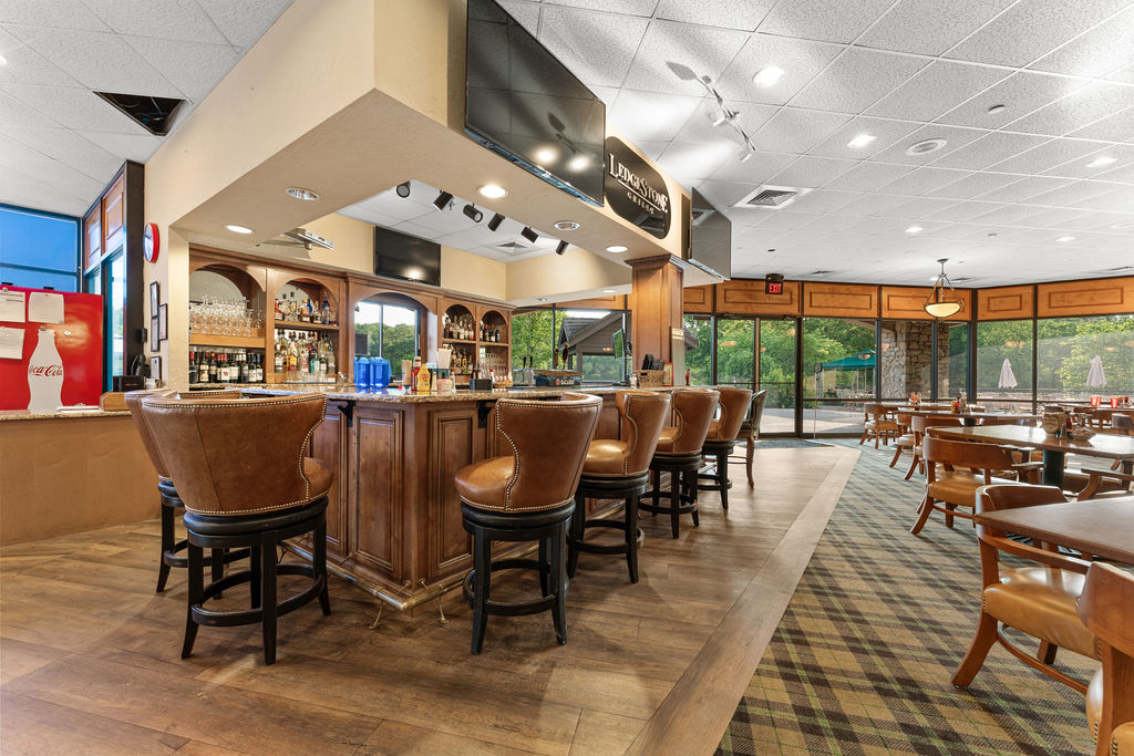 The resort features their onsite restaurant