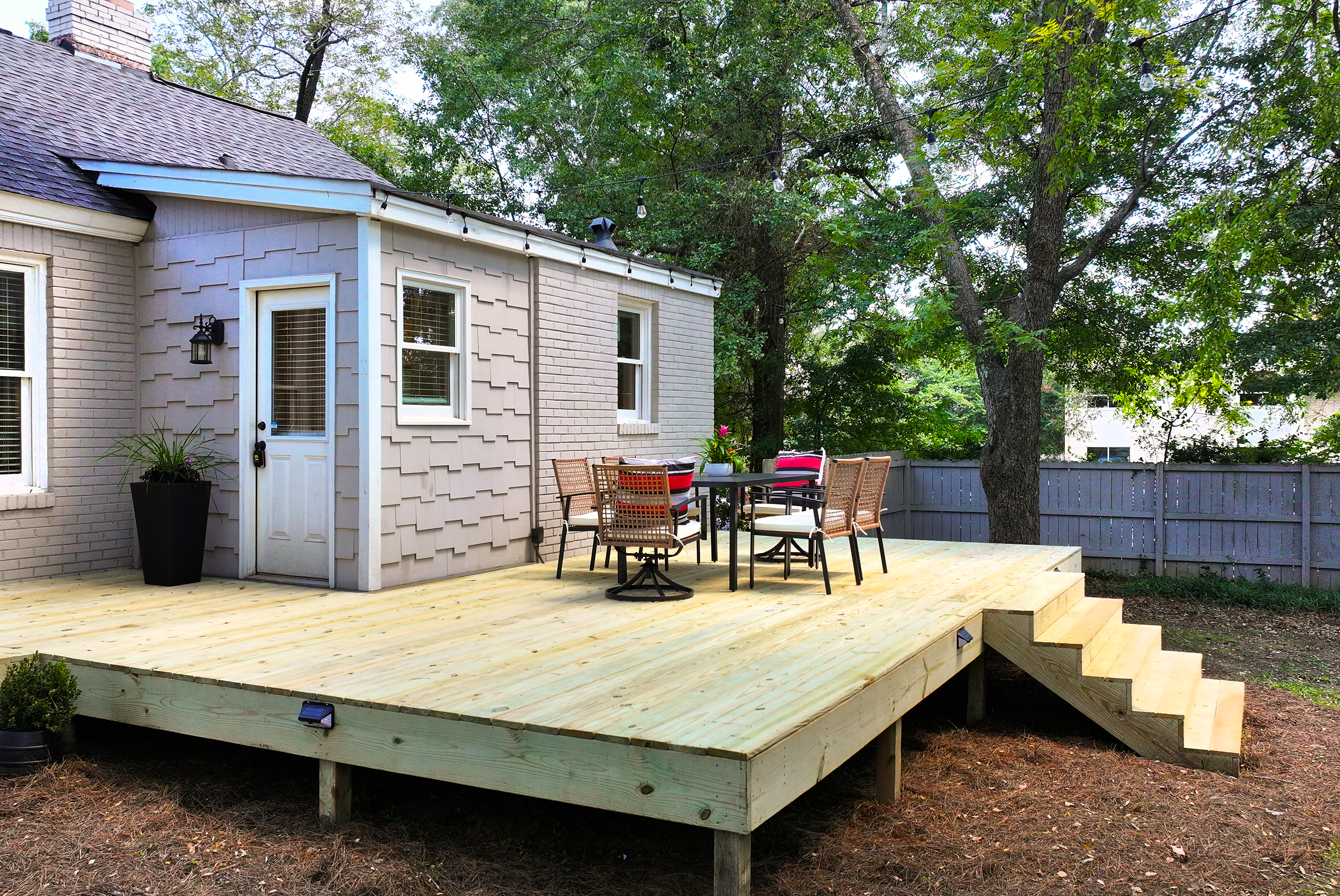 New Back Deck to soak up the sounds of Athens!