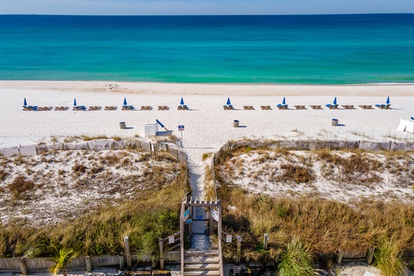 Aerial of Beach Access