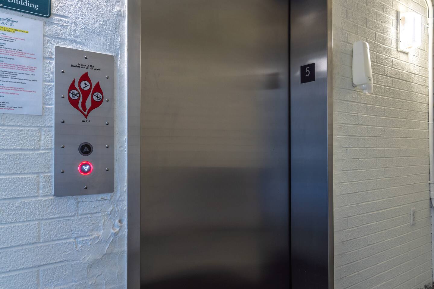 This unit is on the second floor, but there is elevator access!