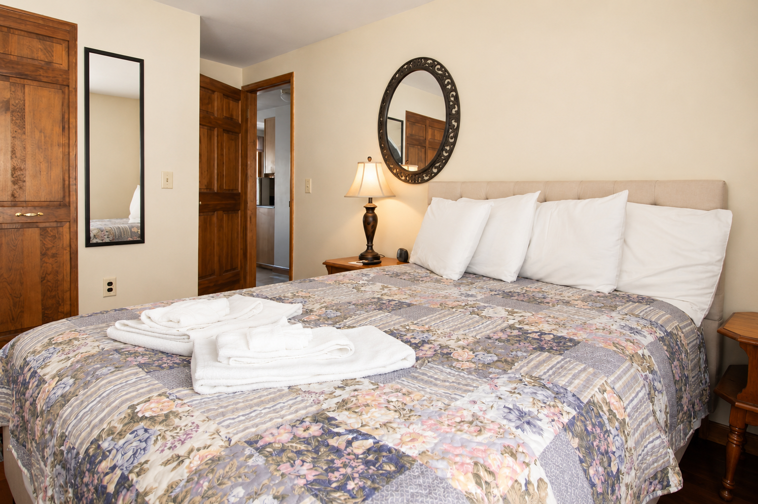 Bedroom #2 with a queen size bed