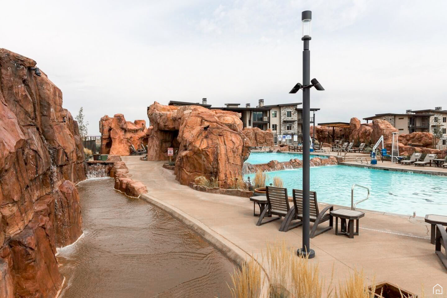Pool and Red Rocks