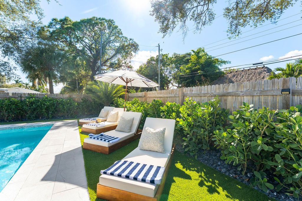 Peaceful mornings and golden-hour swims &mdash; the pool is magical at any time of day.