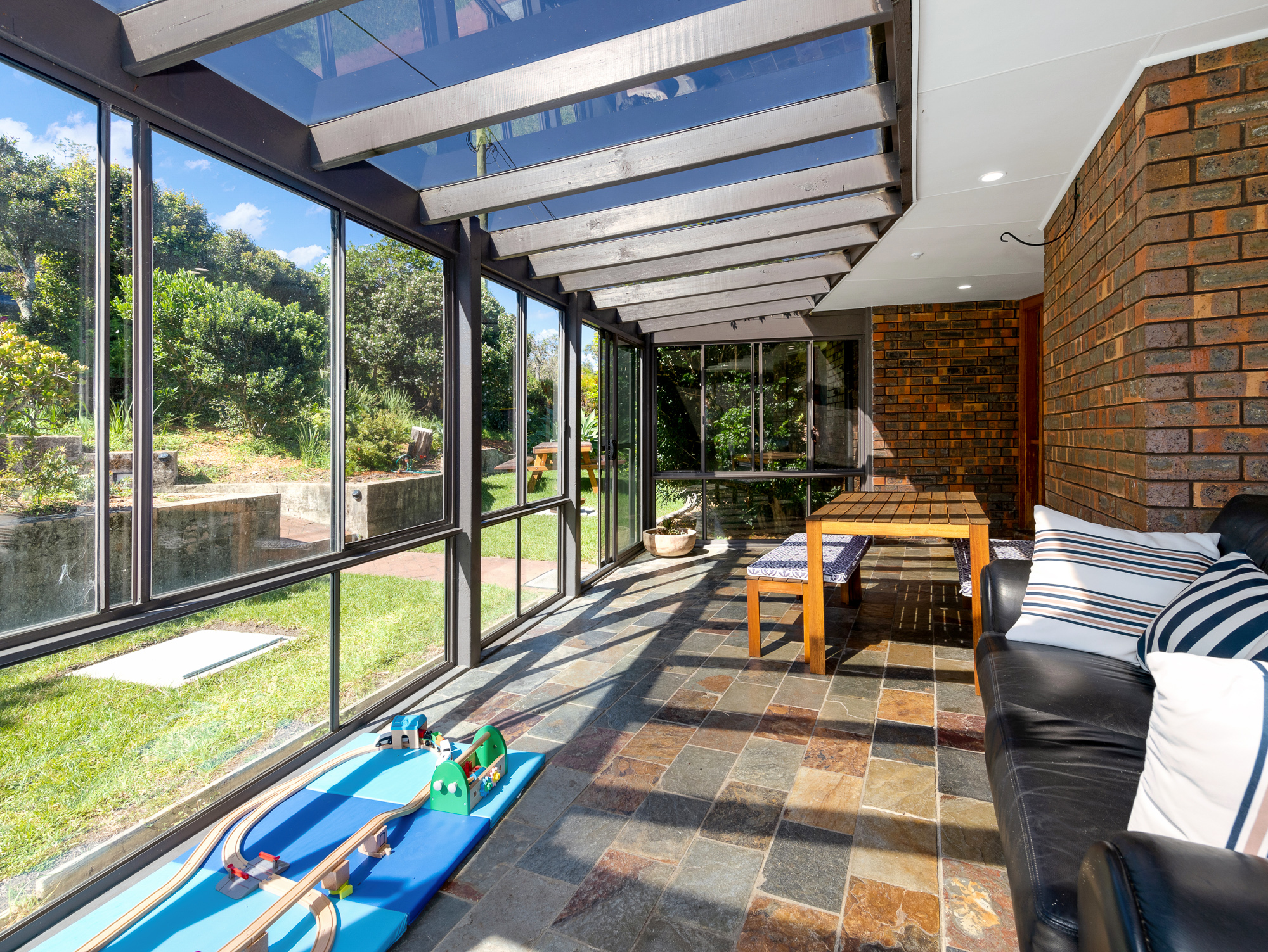 Entrance sunroom.