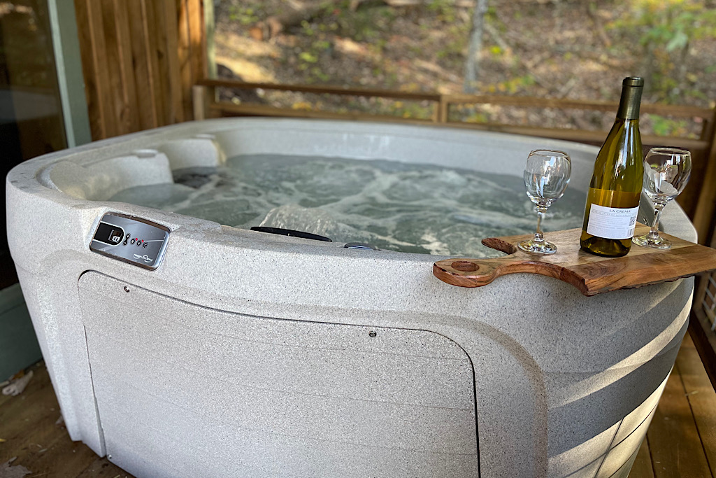 Juniper Cottage Hot Tub  view 2