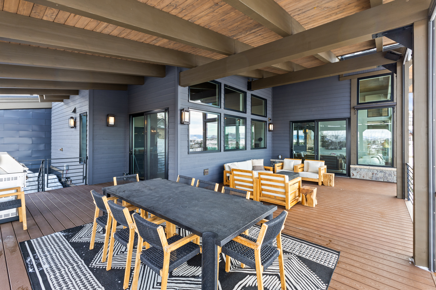 Main Level Wraparound Covered Deck