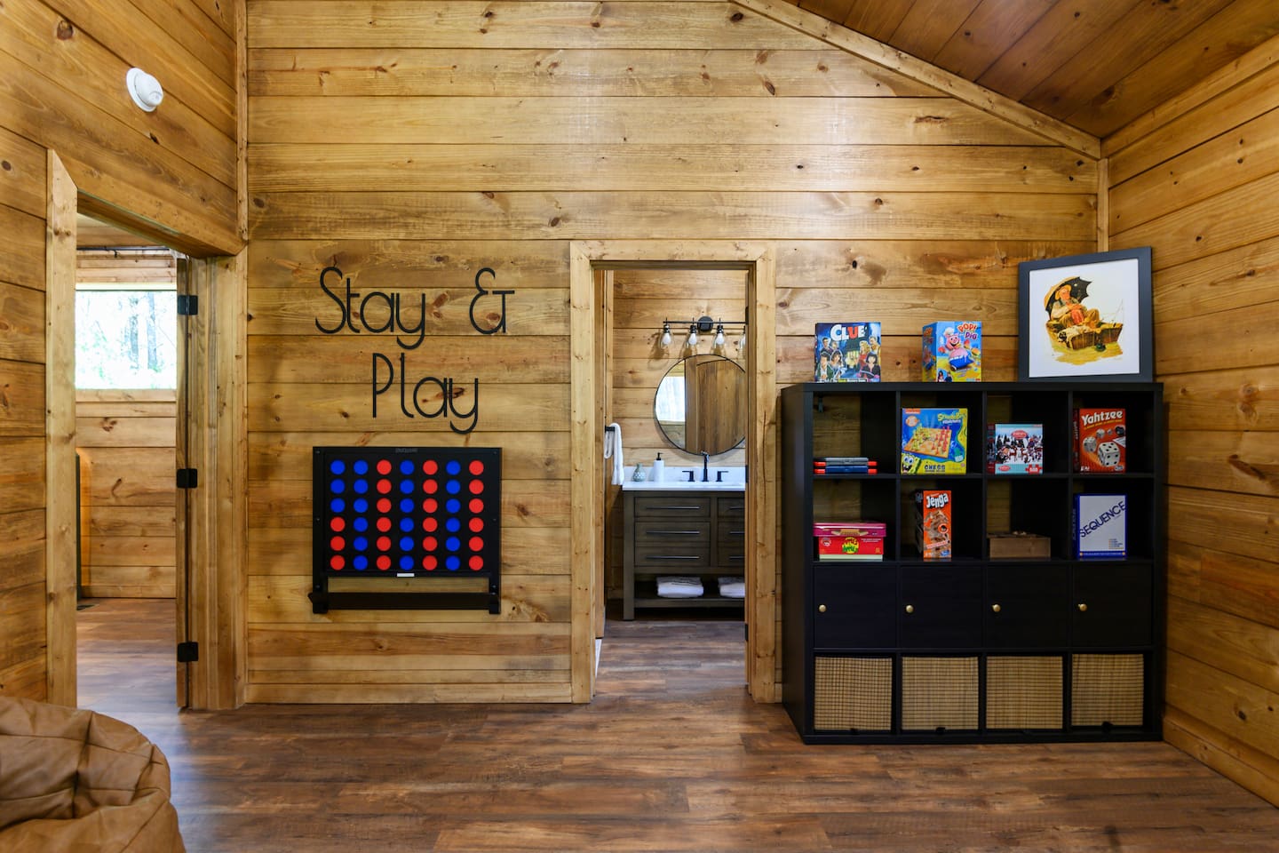 Rainy day? No problem—this game room delivers big smiles and friendly competition.
