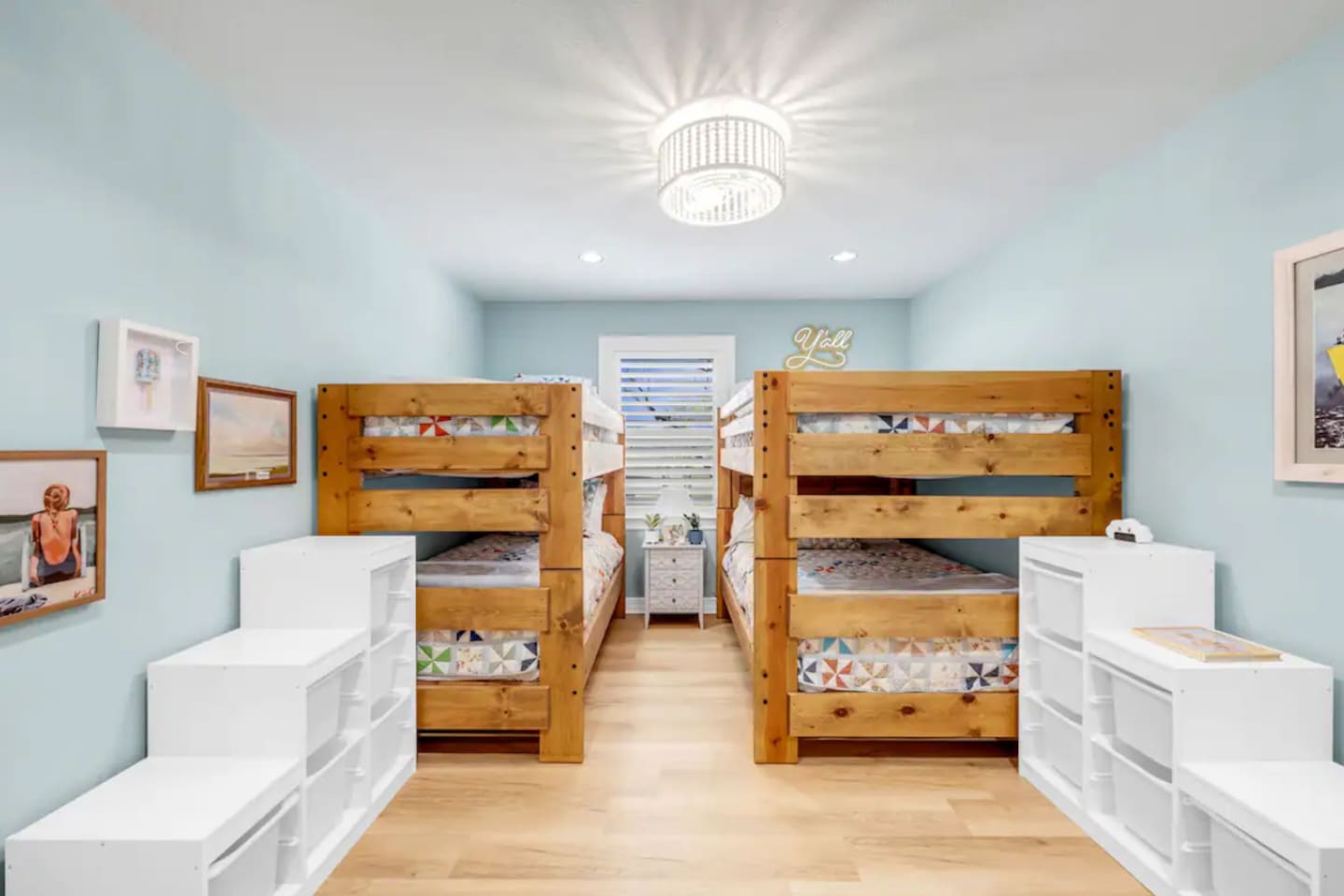 Upstairs bunk room. Twin over Twin and Full over full