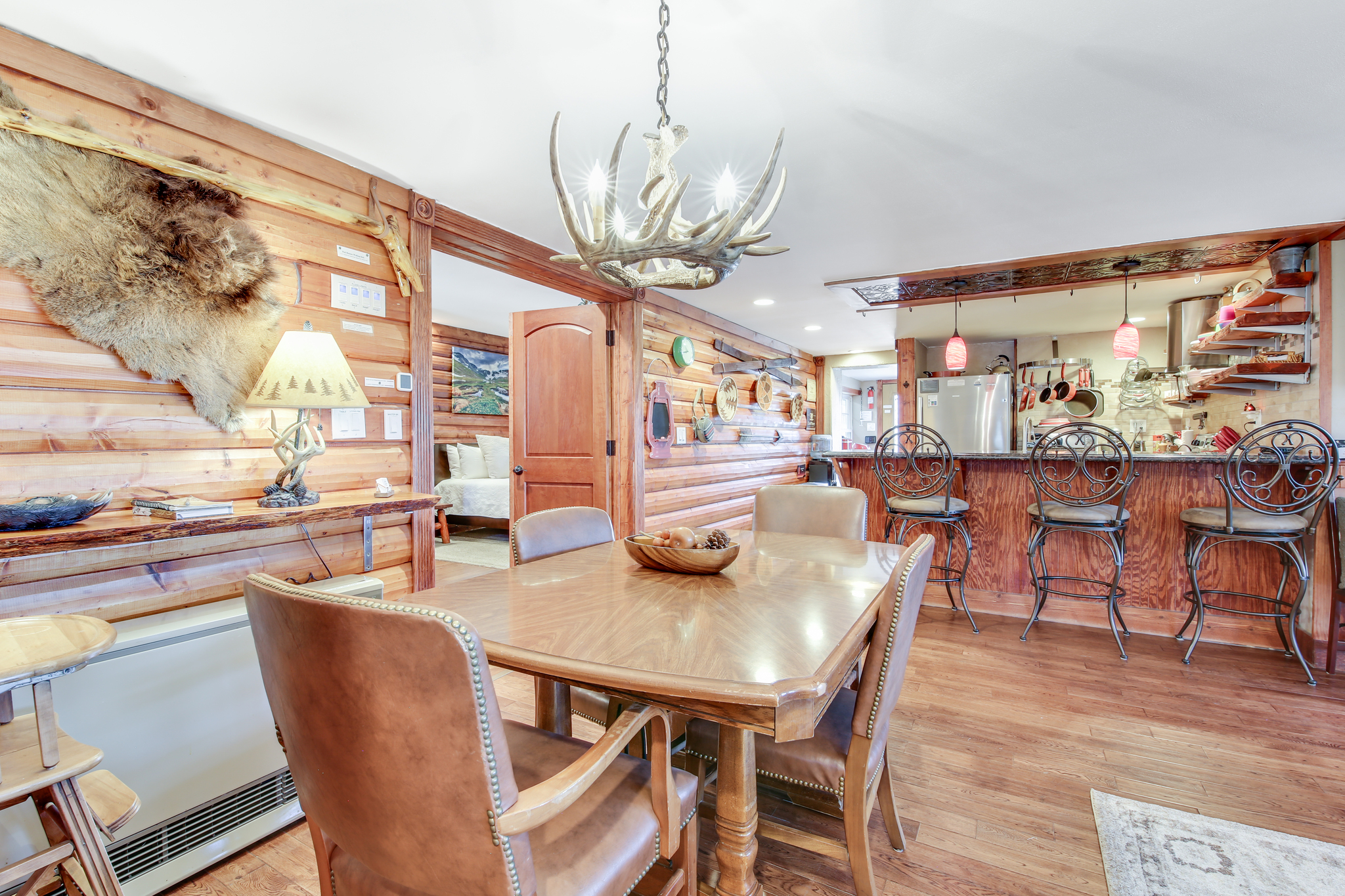 Comfortable dining space for shared meals and conversation.