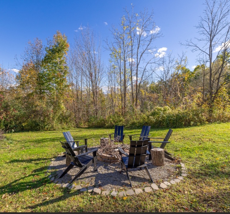 Enjoy a fire under the stars