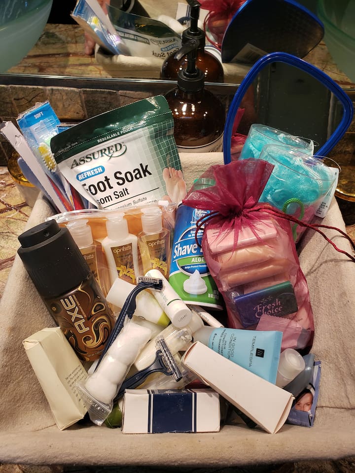 Time to relax!  Forgot something?  We got you covered!