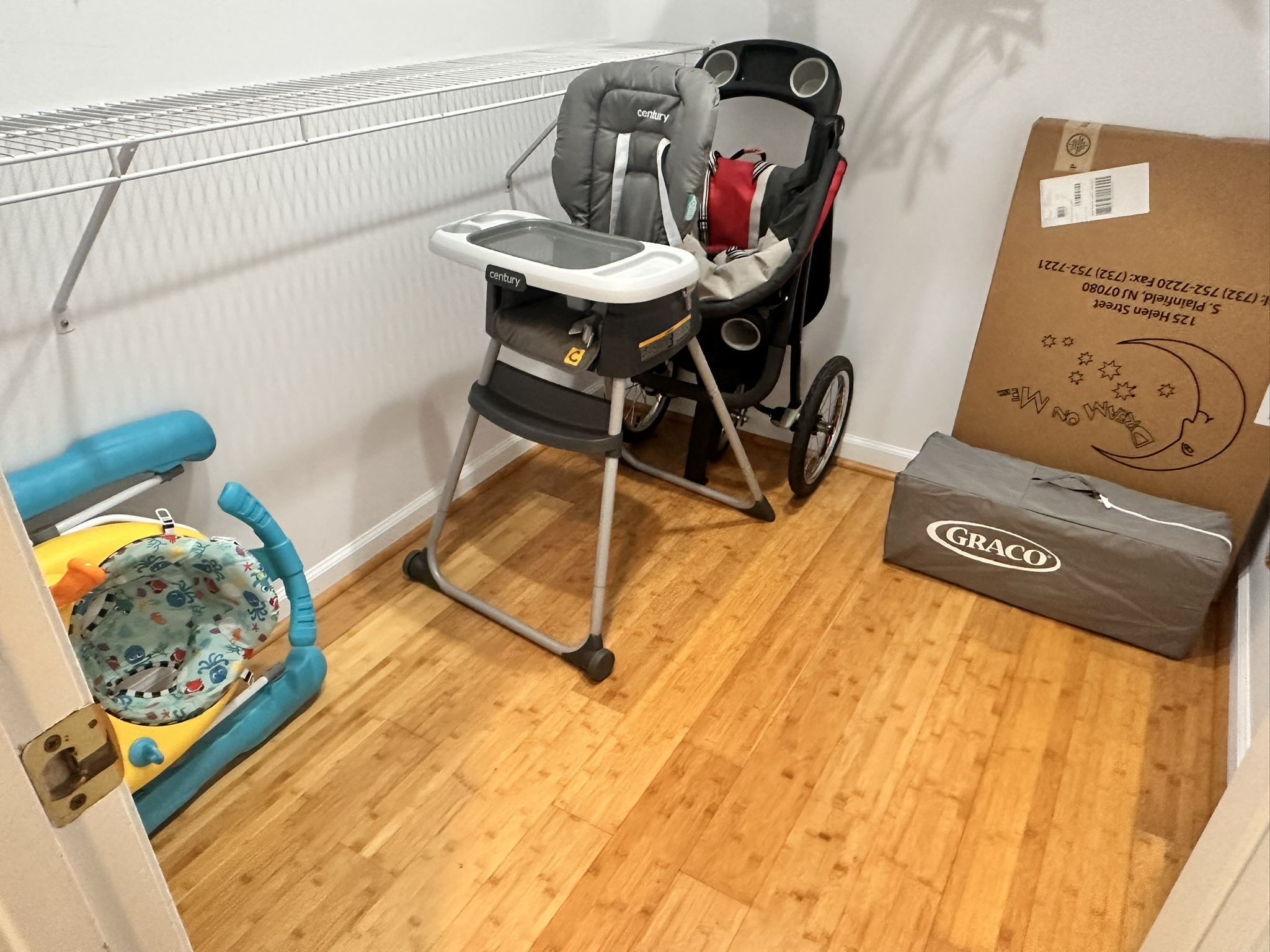 Graco Jogger Stroller, Graco Pack 'n Play, Century High Chair, Little Einstein Baby Walker