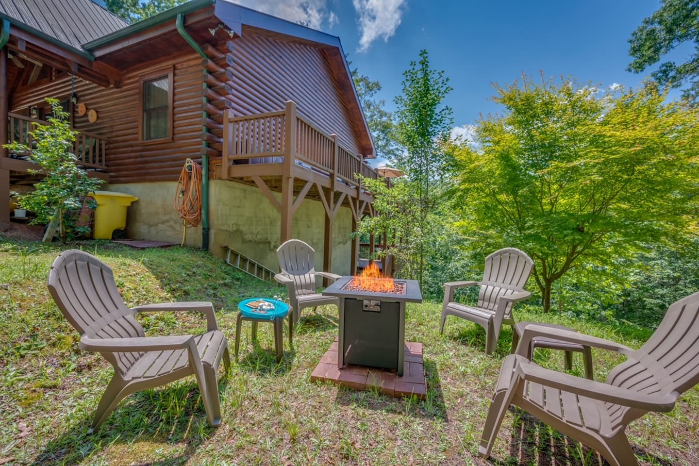 Outside firepit area