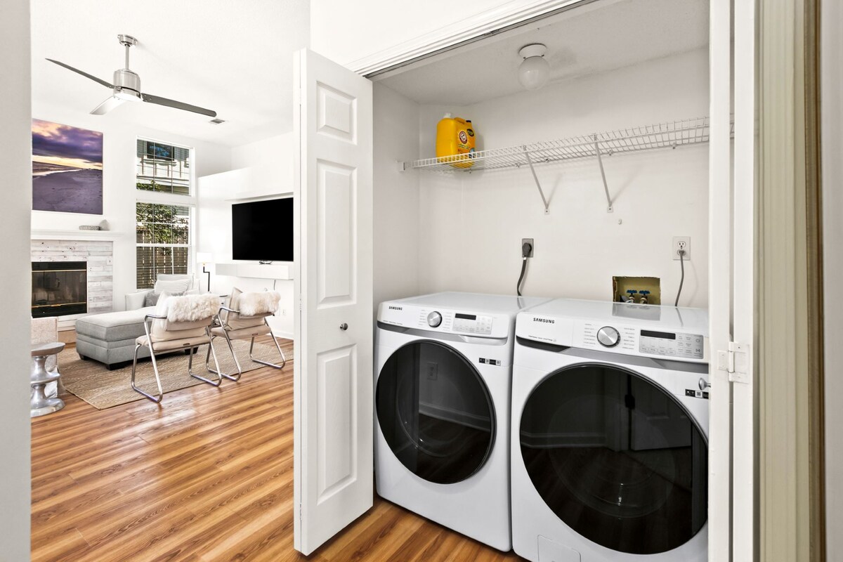 Washer and Dryer available in the home