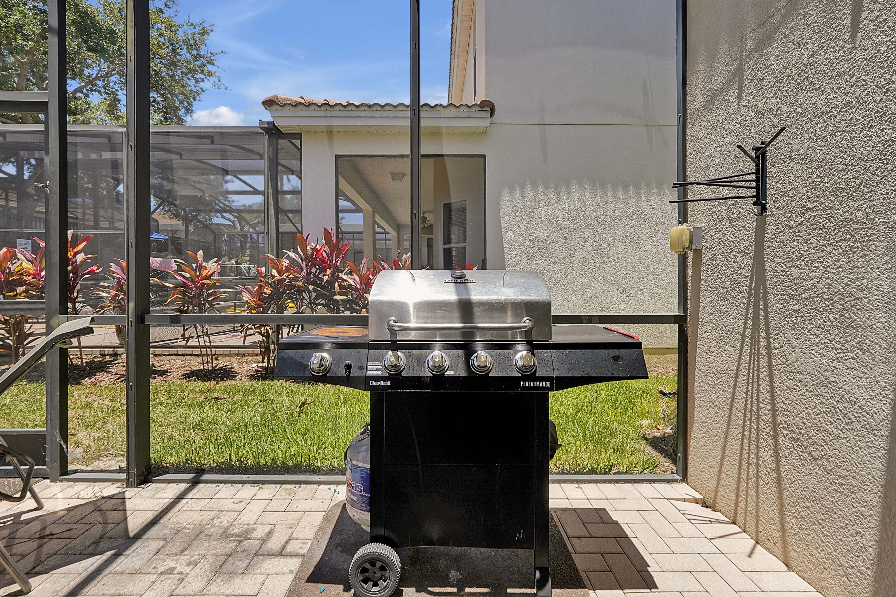 Grill available for hire at extra charge