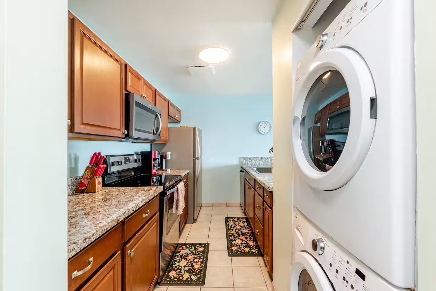 Full size washer and dryer