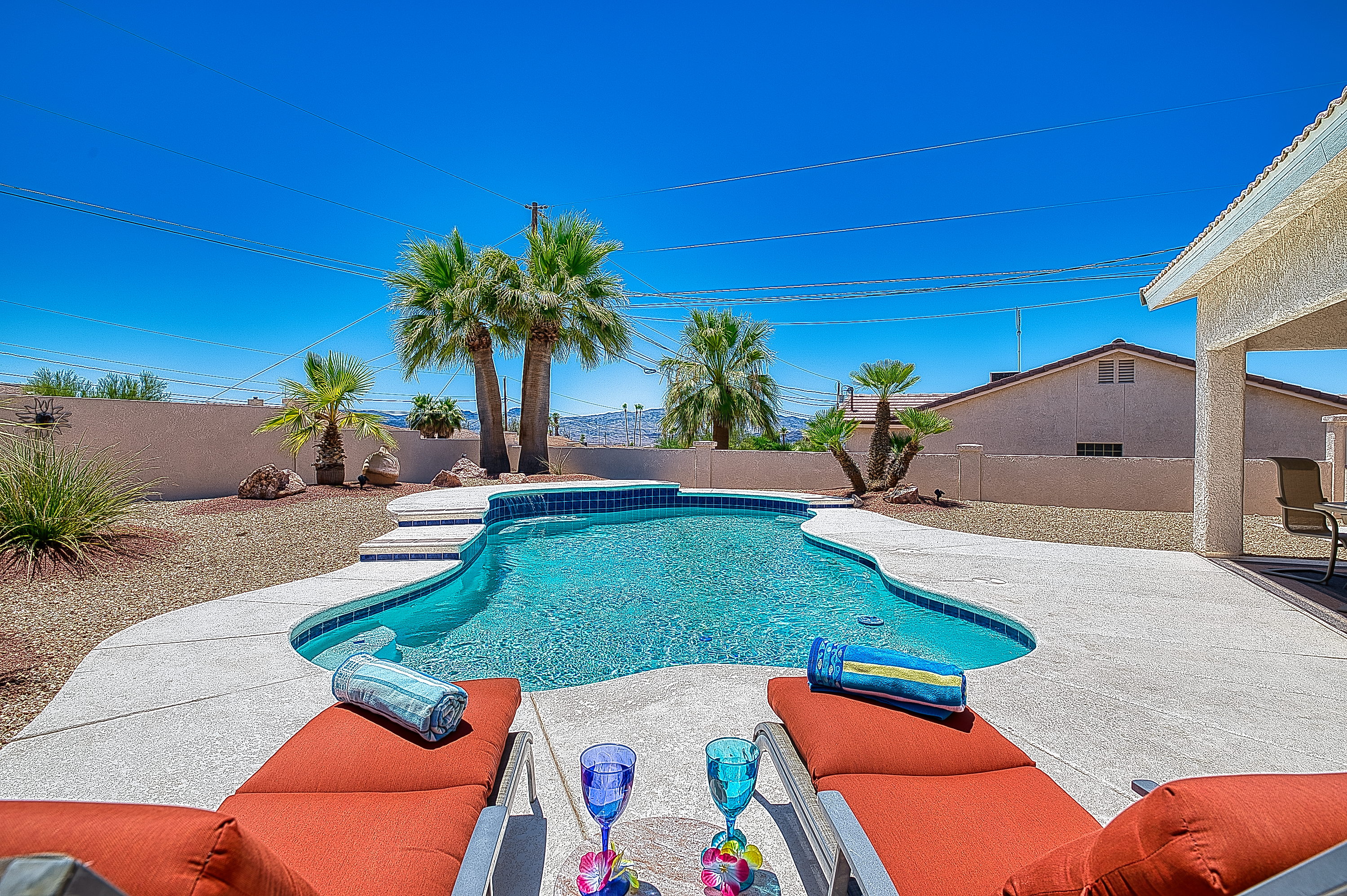 Lounge poolside