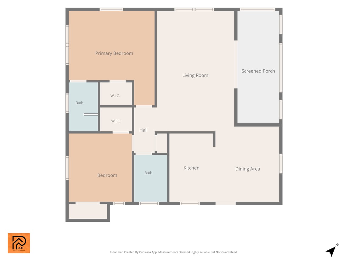 Floor plan shown for general layout. One walk-in closet is reserved as a locked owner’s closet; the other is available for guest use.