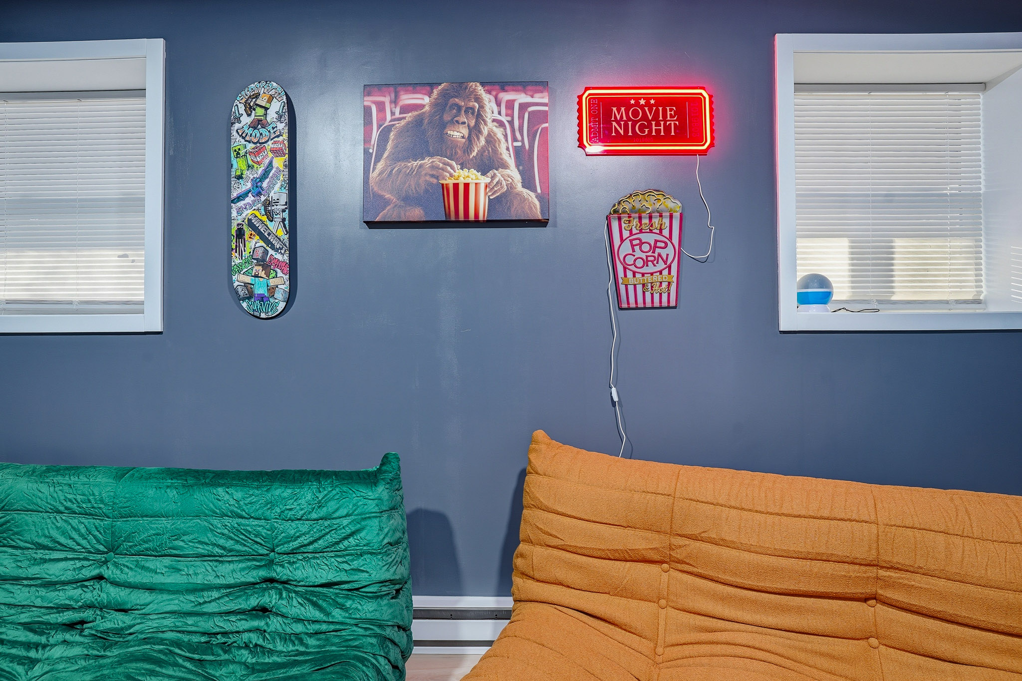 Game room and second living room