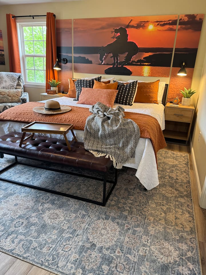 Top of the Rock themed Upstairs Master Suite