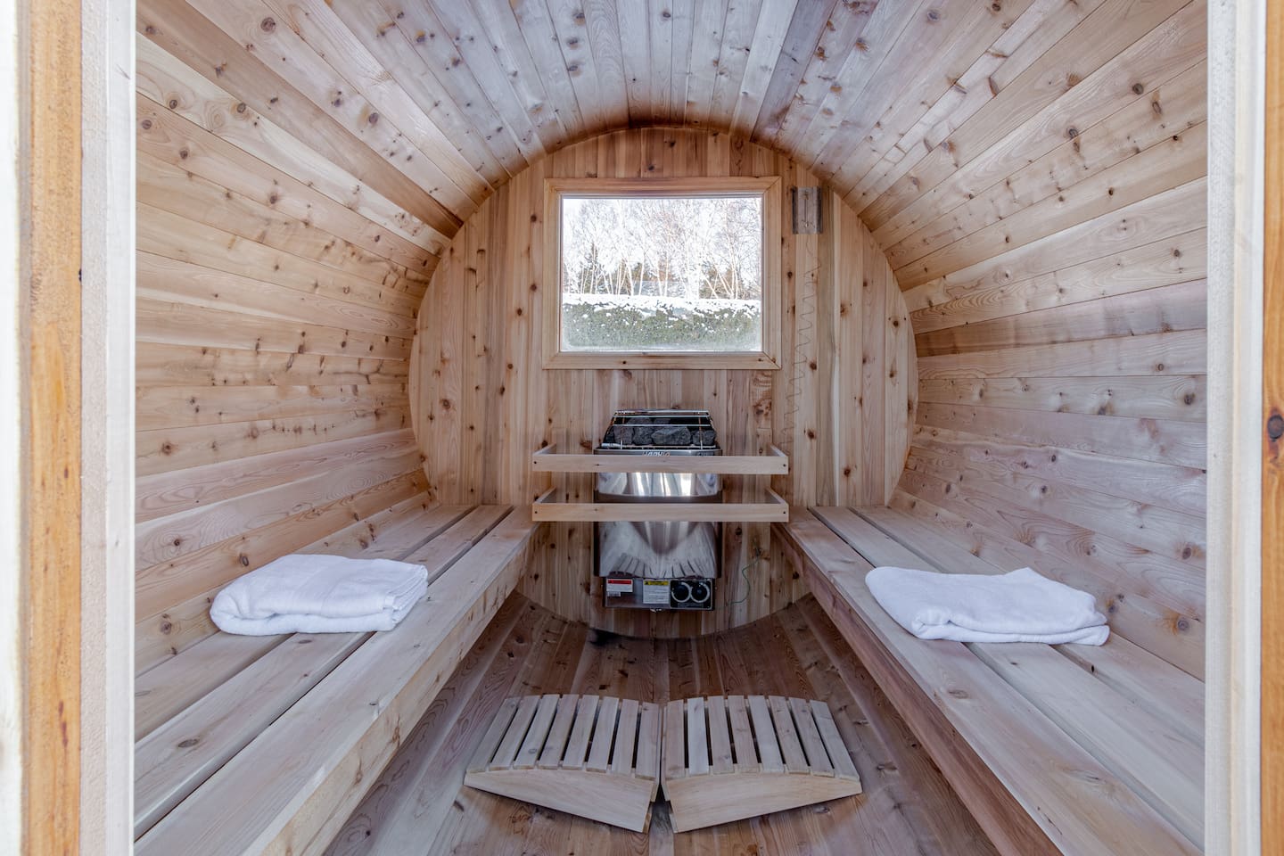 Sauna ouvert à l'année WOW!