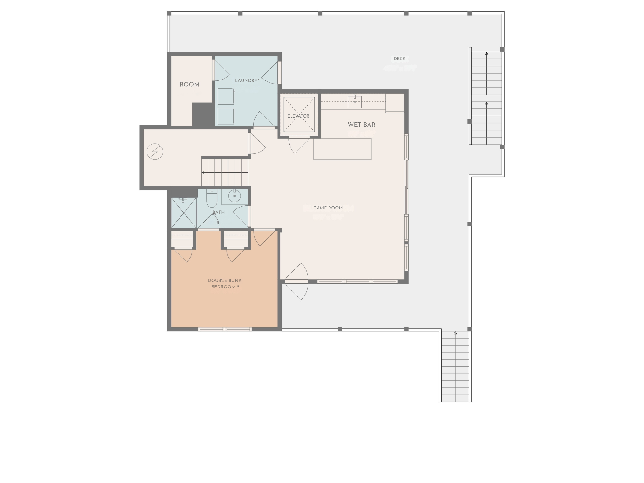 Lower Level Floor Plan