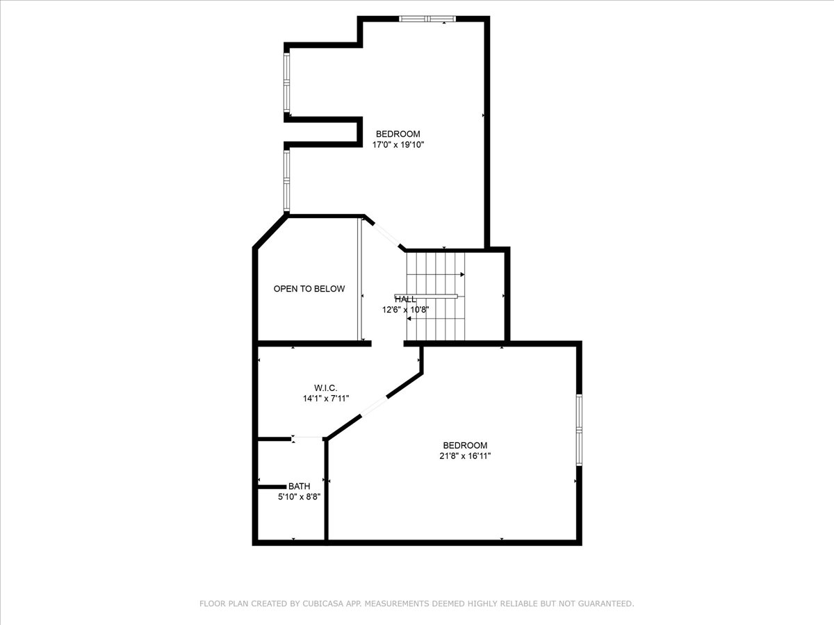 Upstairs Level Floorplan