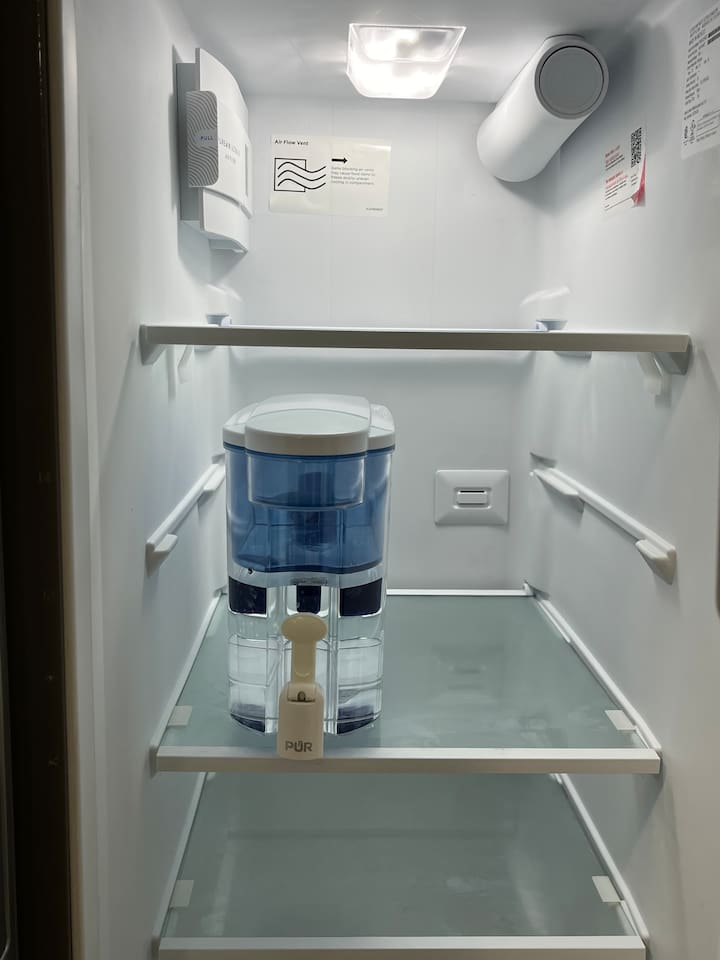 Pur pitcher provided for filtered water