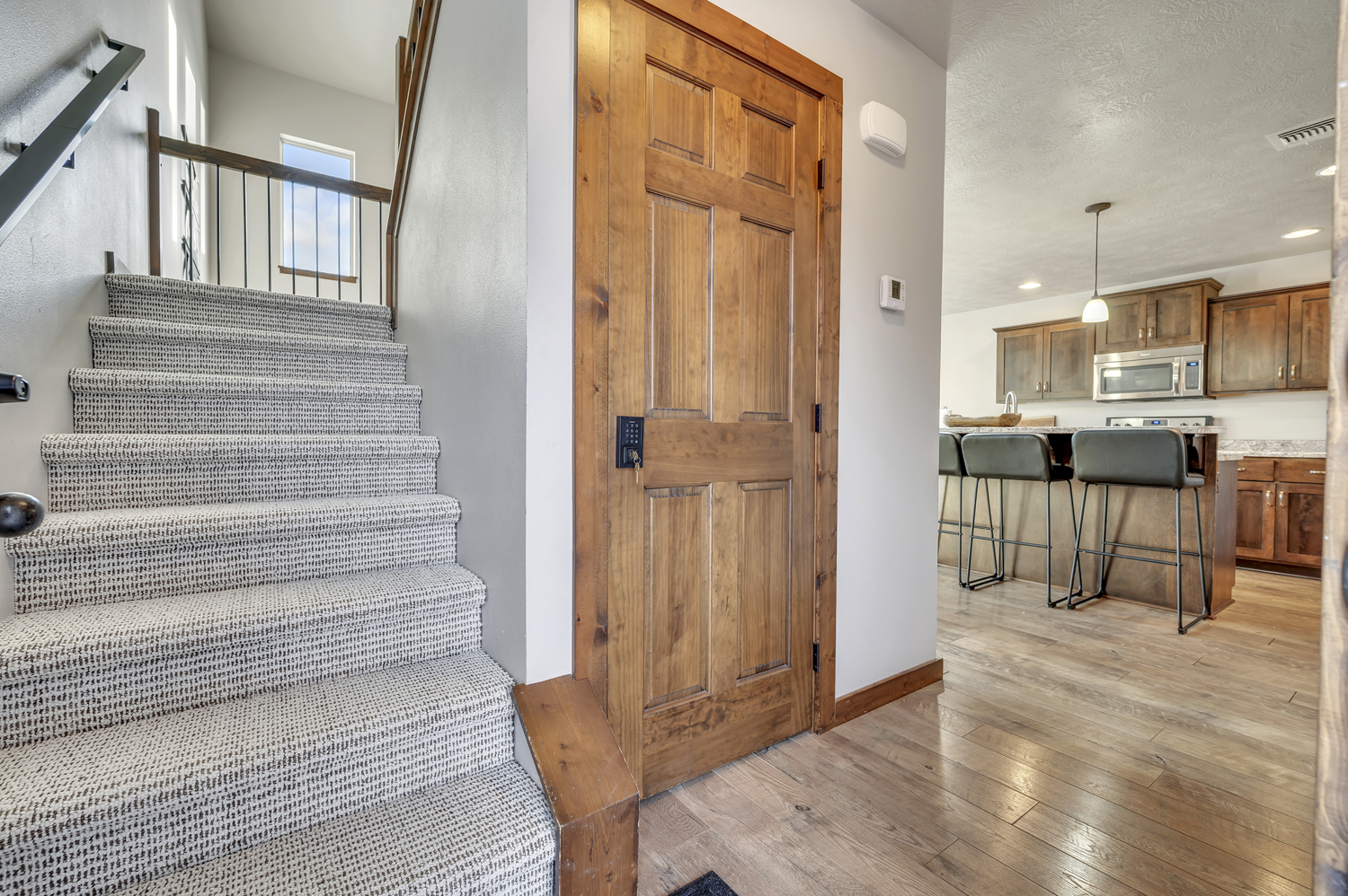 Walking in the front door! Please take off your shoes!