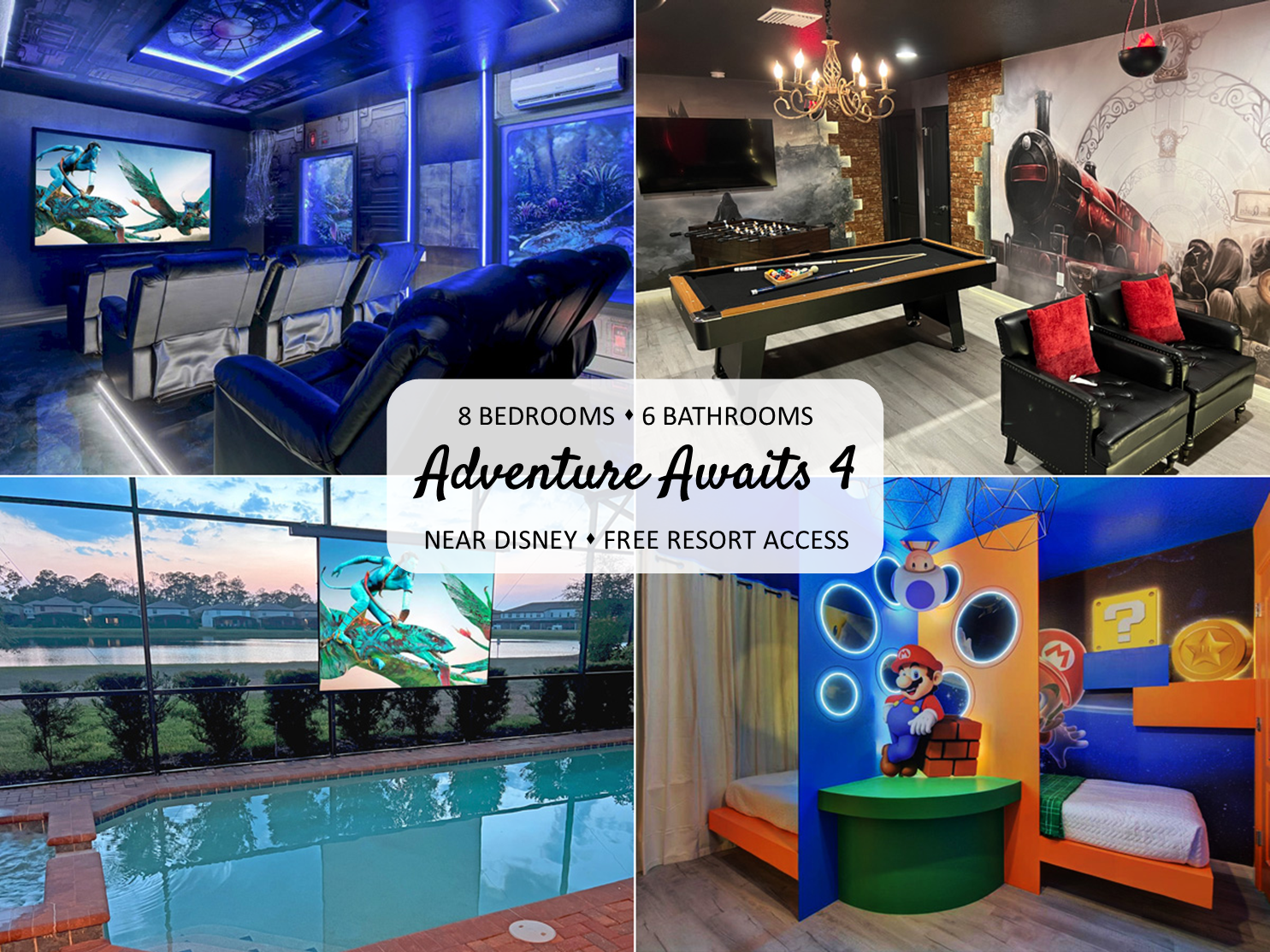 Welcome To Adventure Awaits 4 at Windsor At Westside Resort