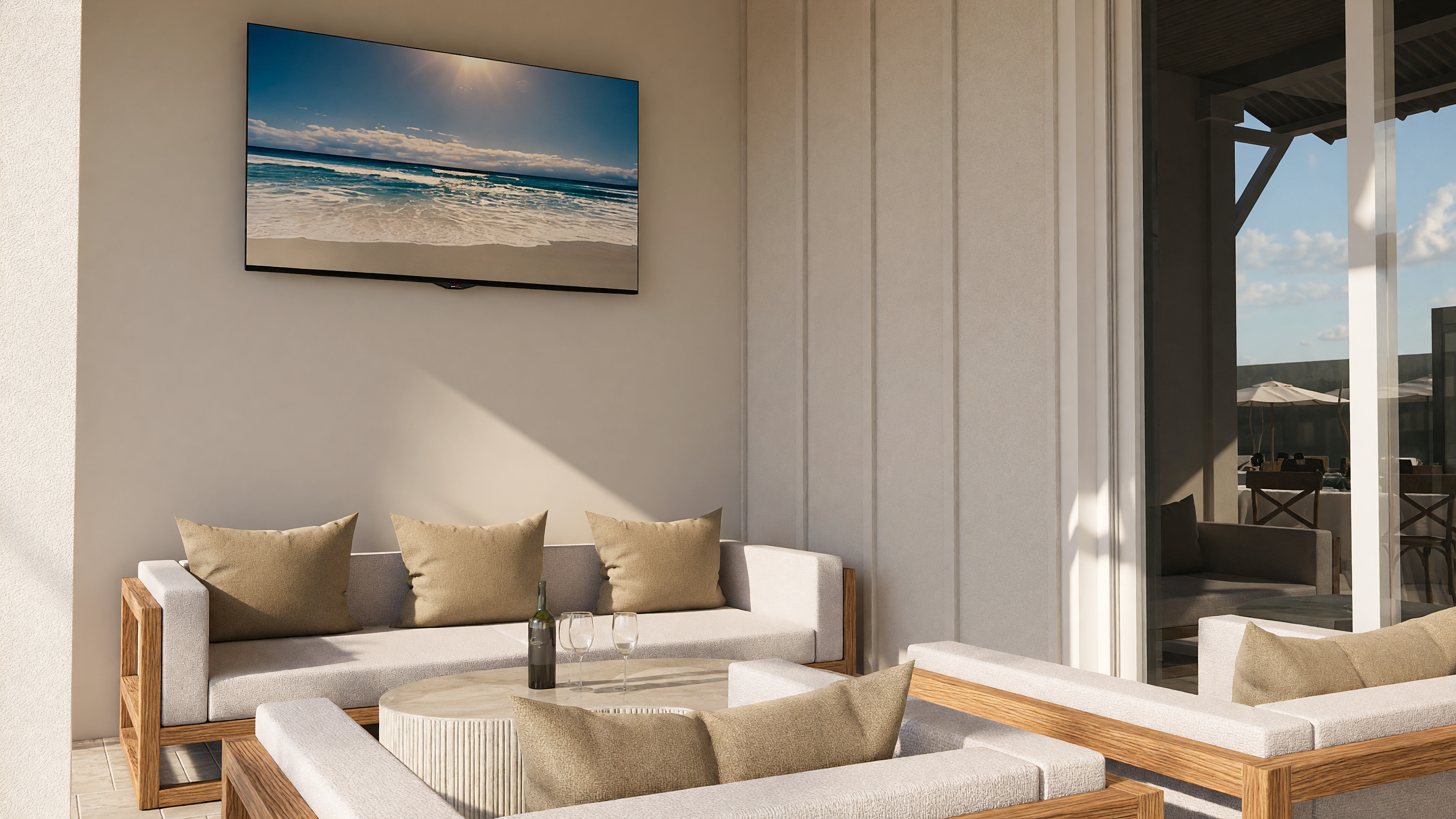 Outdoor Lounge Area | Rendering