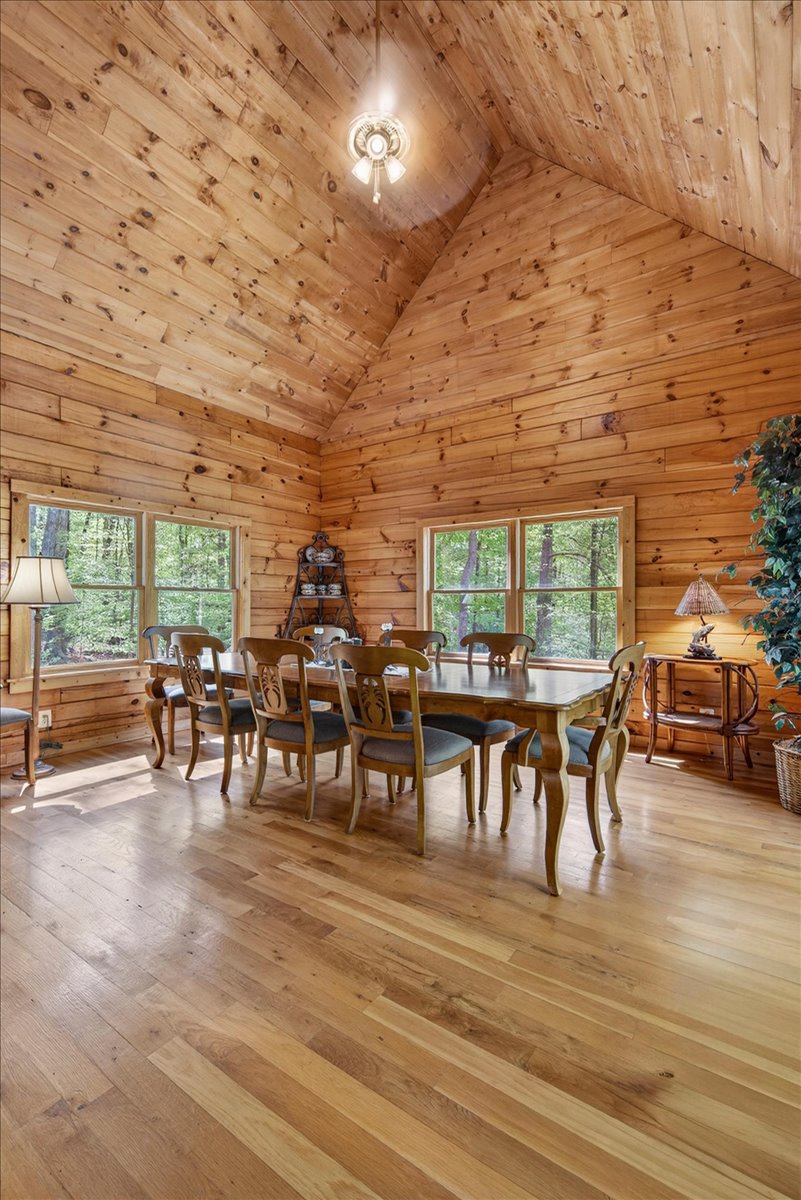 Dining space designed for connection and conversation.