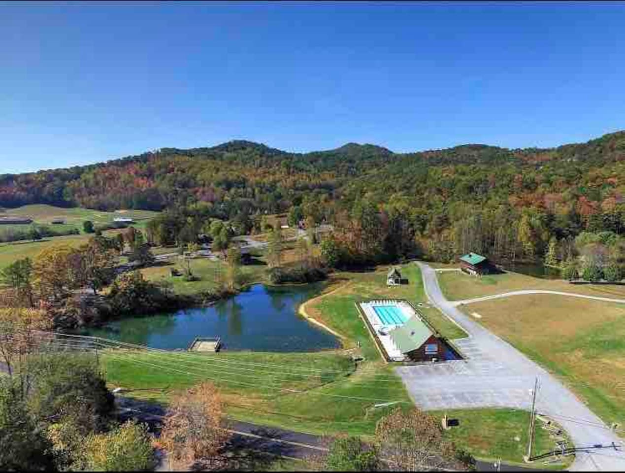 Access to Honeysuckle Meadows.  Fishing and swimming (seasonal)