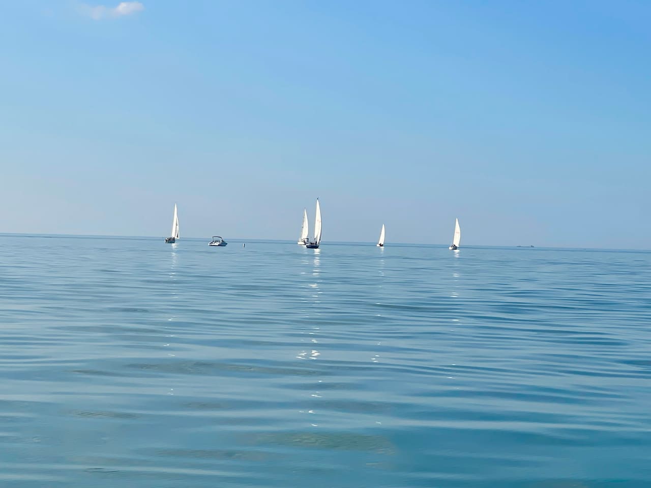 Boating on Lake St. Claire 