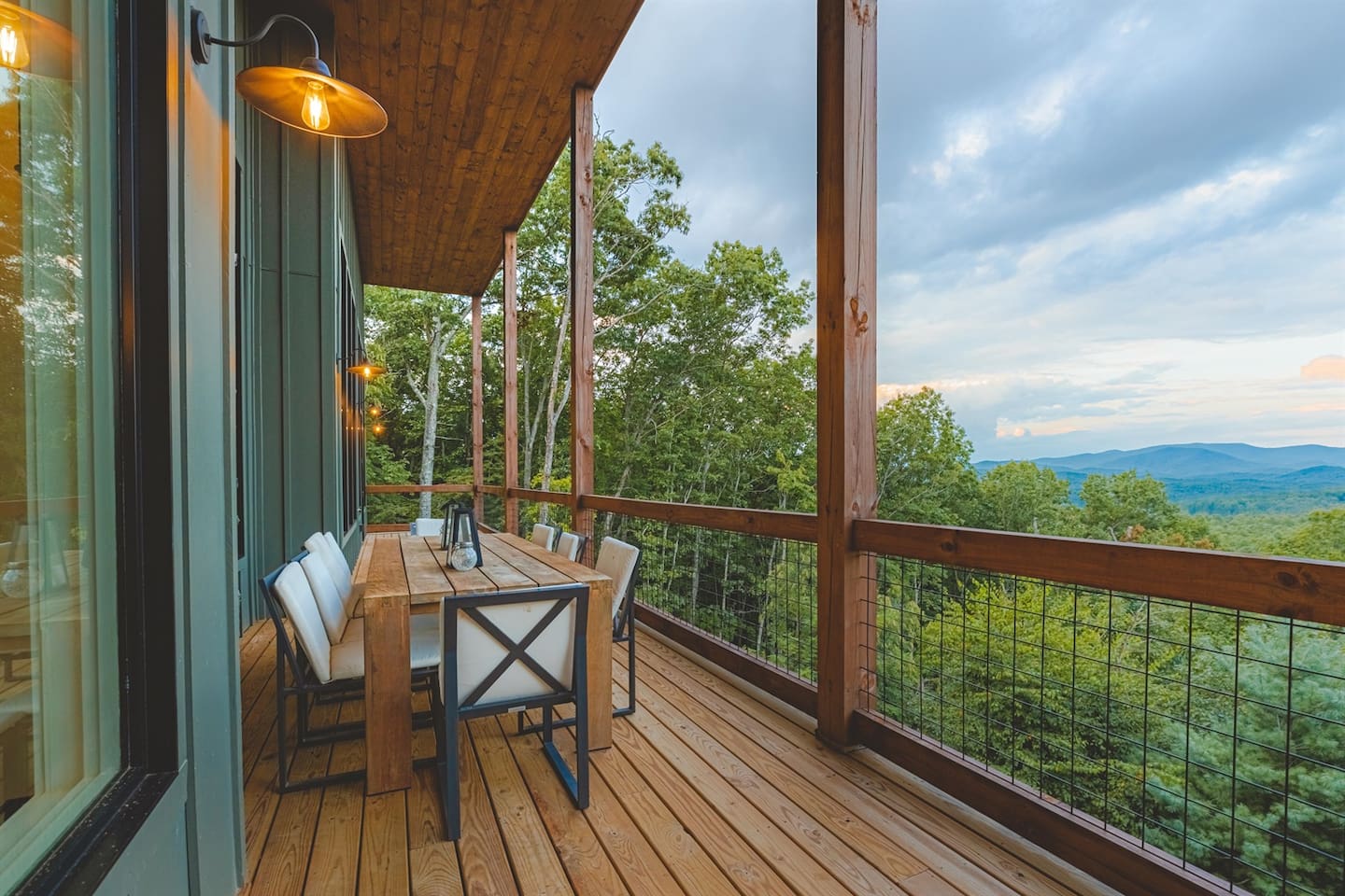 The view from the grill