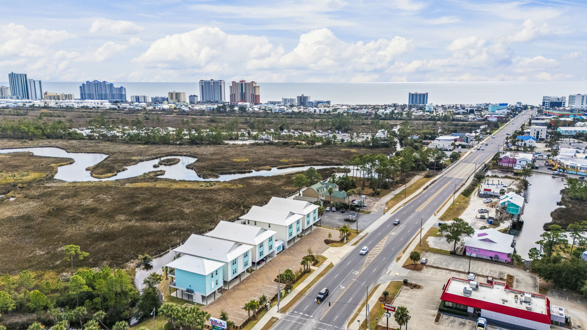 Bayou and City View