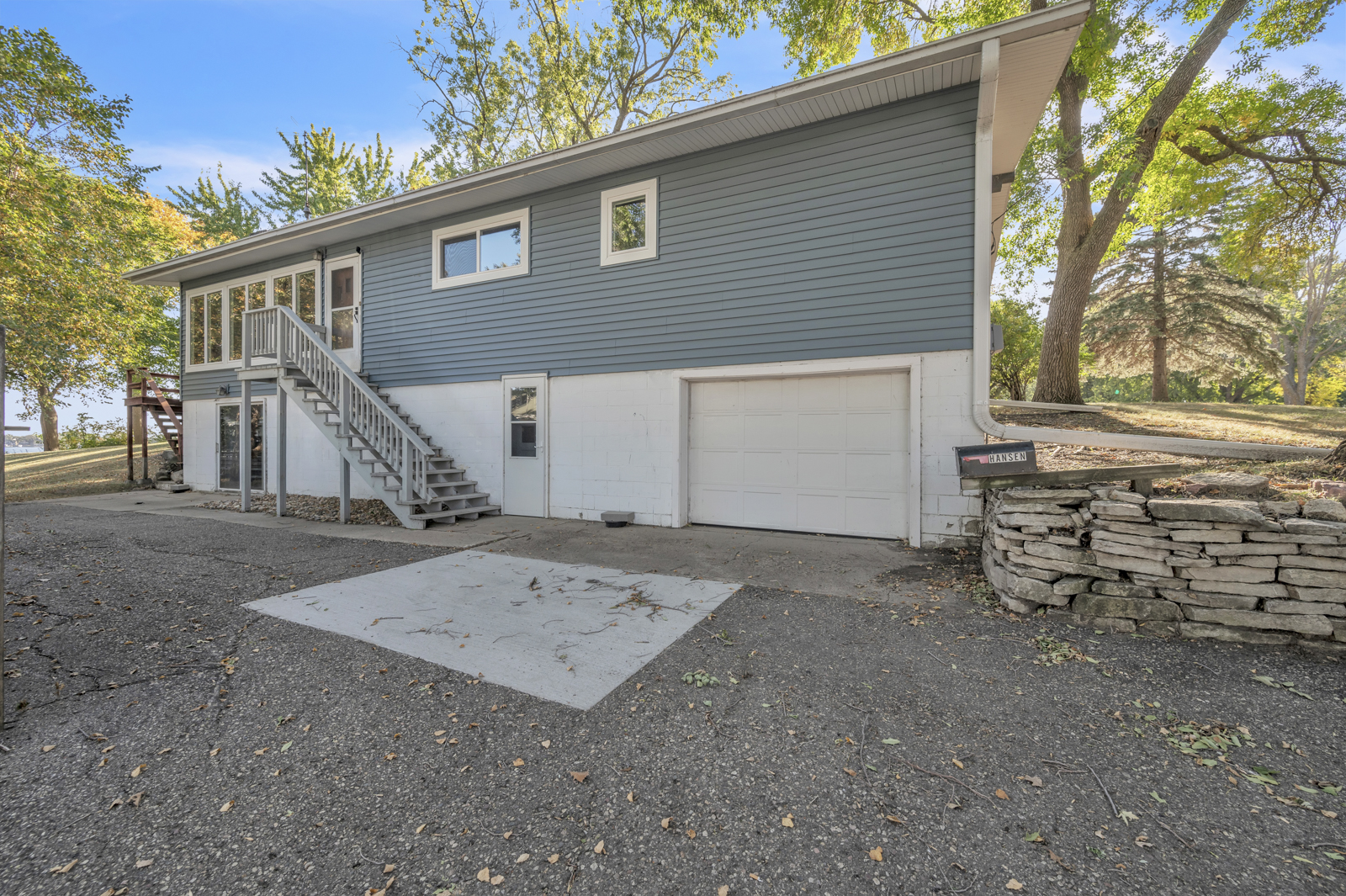 View you will see pulling up to the House